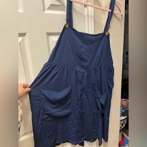 NWOT Navy blue  MED skirtall dress